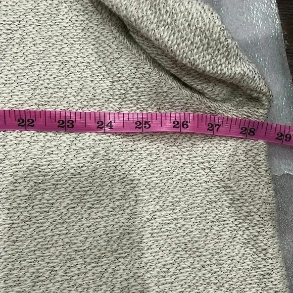 ❤️2/$30❤️[3X]Ava.Viv Turtle Neck SideSlits 3/4 Sleeve Sweater metallic strings - Picture 8 of 11